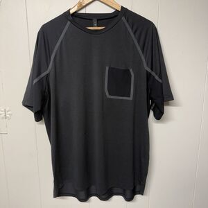 Lululemon Breathelight Mesh Hiking Short Sleeve Shirt Pocket Front Men XL GUC*